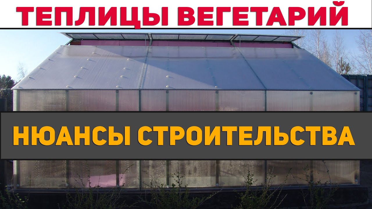 Необычные теплицы - вегетарий / Как правильно построить, чтобы он работал на все 100%