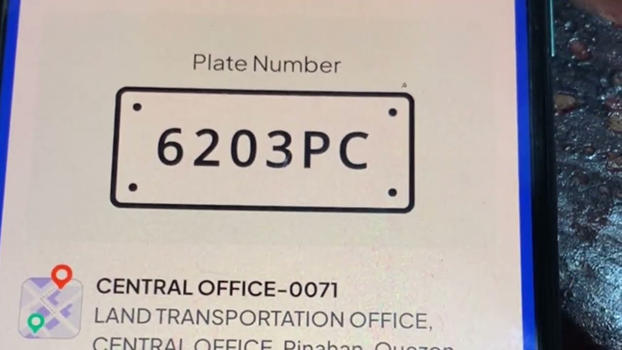LTO Gumamit Tayo Ng LTO Tracker sa Pagkuha Ng Plaka