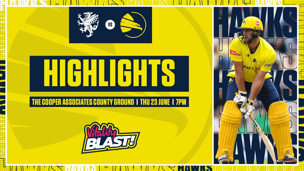 Highlights: Somerset v Hampshire Hawks, Vitality Blast