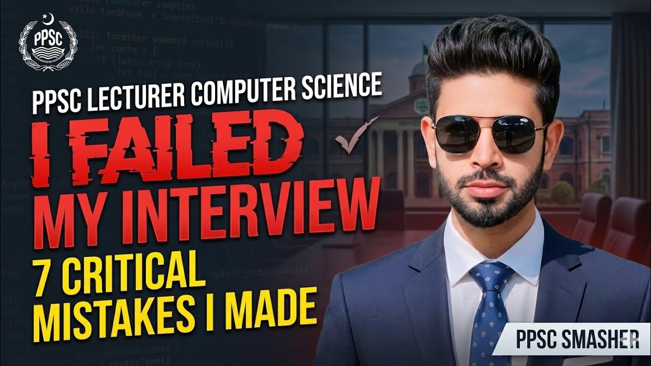Why I Failed My PPSC Interview | My Honest Experience & Lessons Learned | Lecturer Computer Science