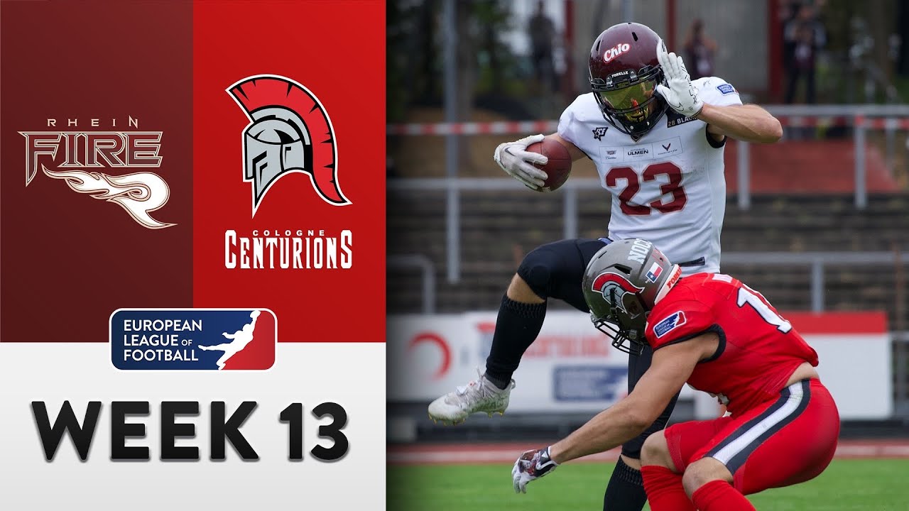 Rhein Fire @ Cologne Centurions Highlights | Week 13 | Season 2022