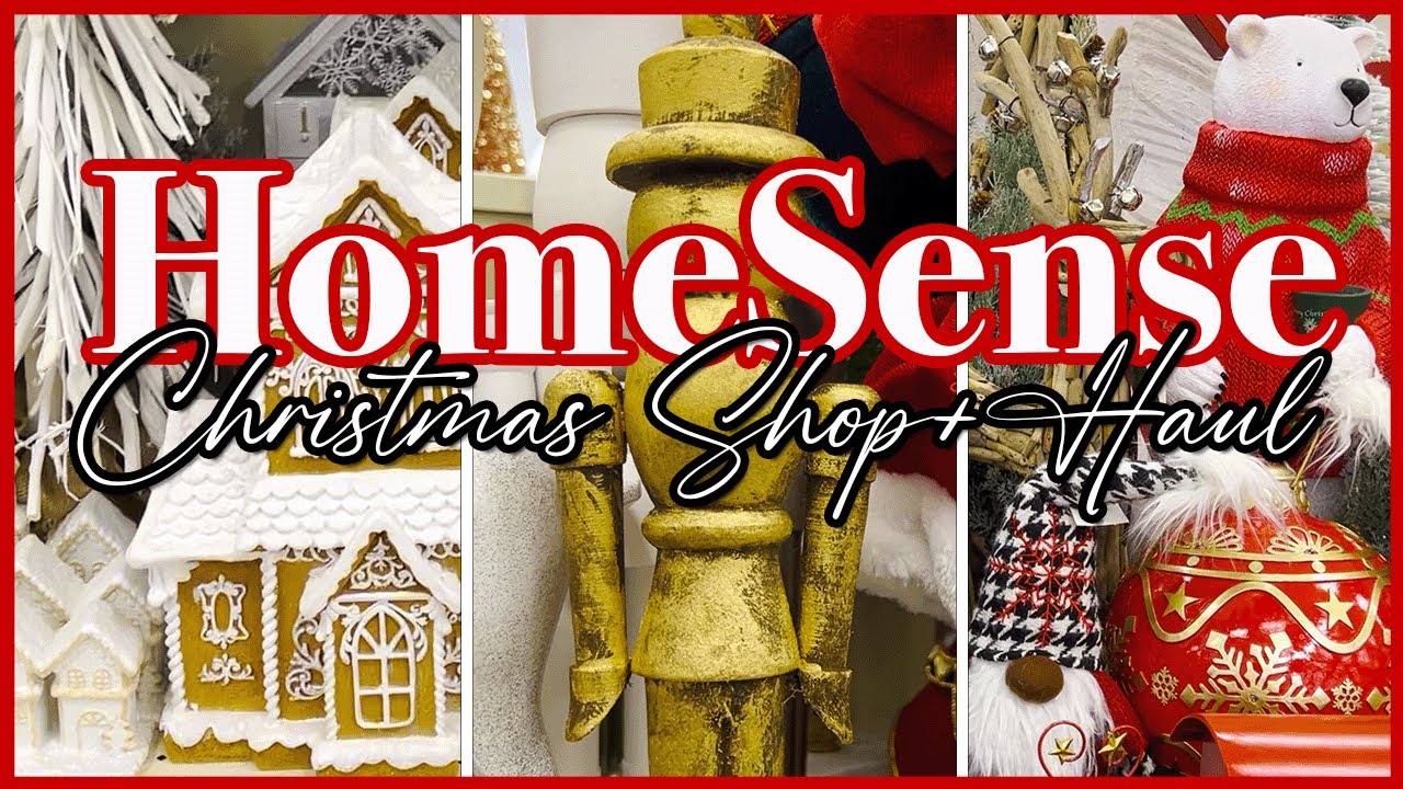 *NEW* HomeSense Christmas Decor 2023  I Shop and Haul!