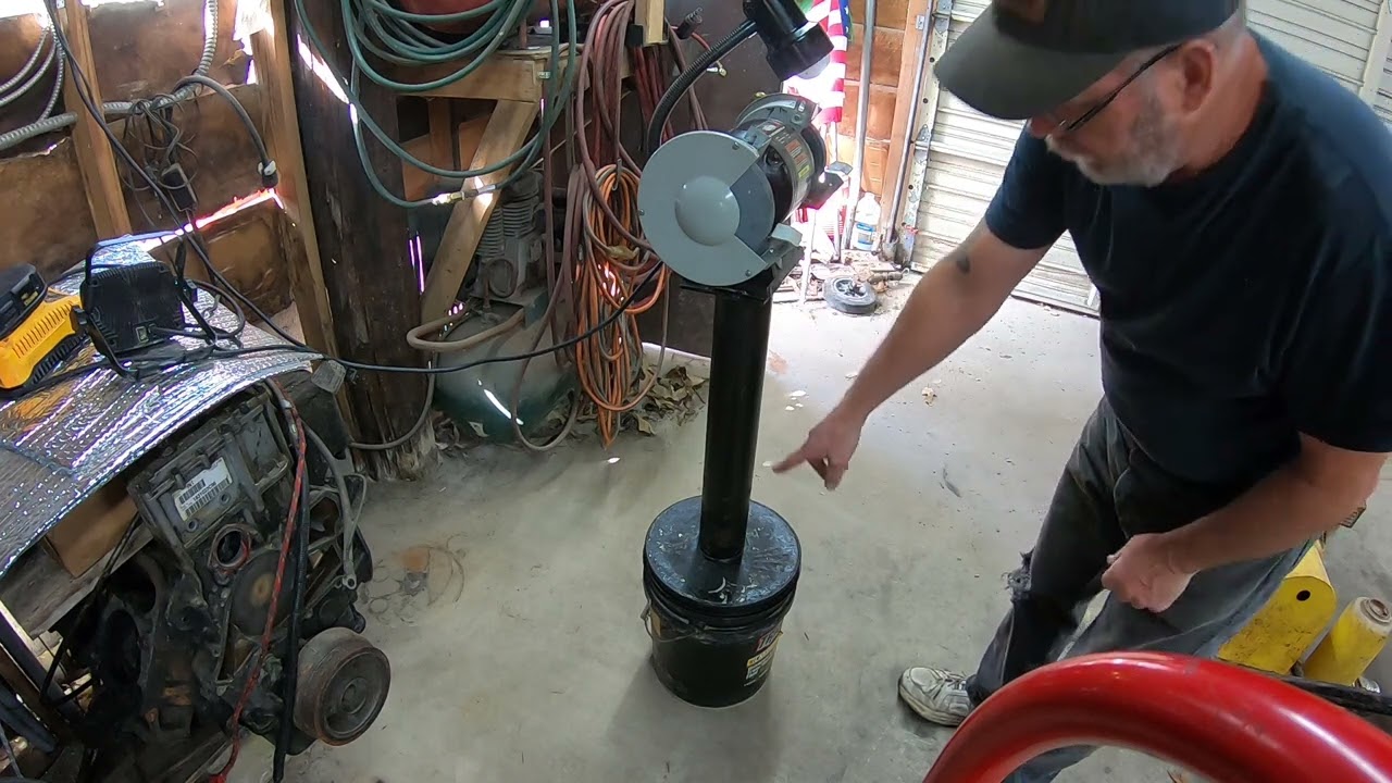 Easy Homemade Bench Grinder Stand