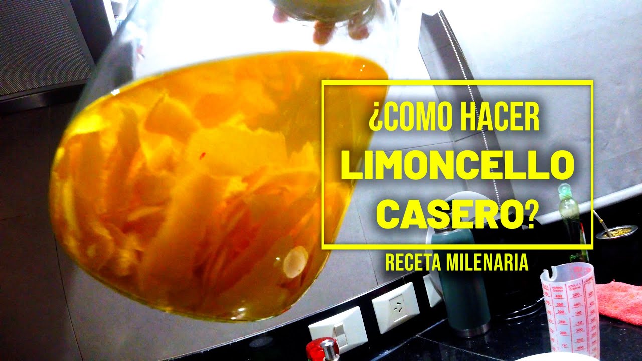 LIMONCELLO CASERO Receta Milenaria el mejor por lejos. hacelo!! probalo! imperdible!