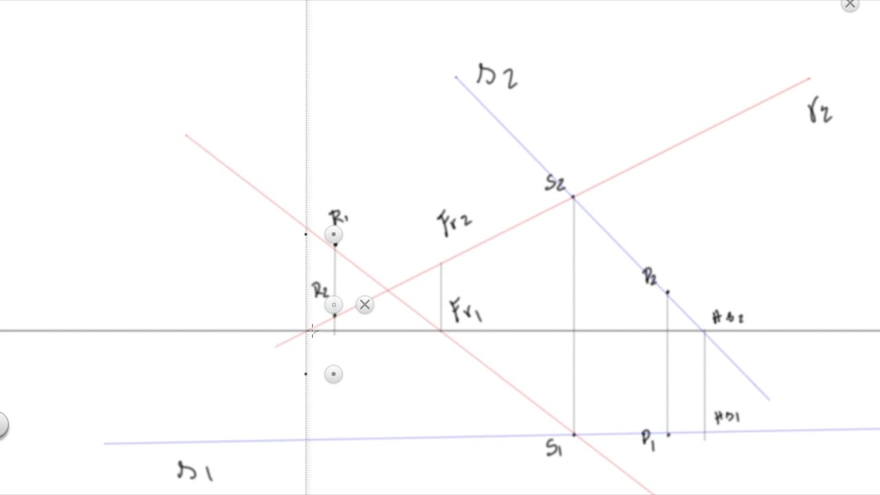 Aula aleatória sobre traços de um plano definido por 3 pontos - DGD FÁCIL