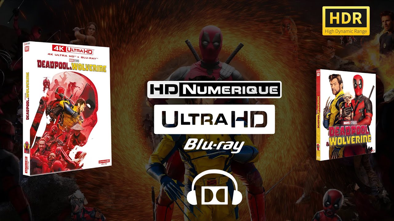 [HDR Required] Deadpool & Wolverine (2024) : 4K Ultra HD vs Blu-ray Comparison [ATMOS Preview 🎧]