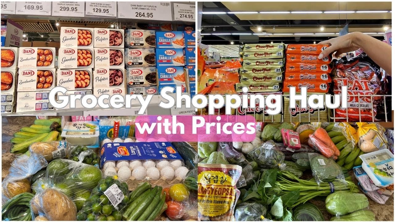 50 Min Grocery Haul | Everything I bought in August + Prices | SM Supermarket & Landers