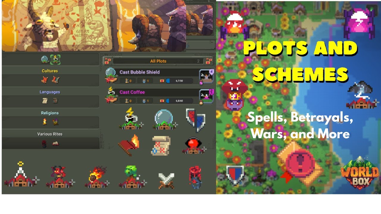 Plany, rytuały i zdrady: wszystko o spiskach w WorldBox 0.50