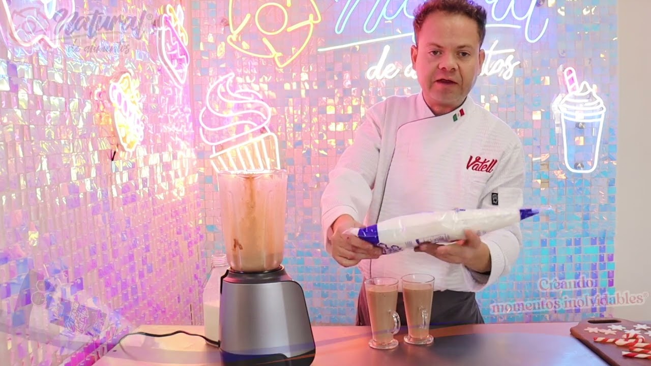 MALTEADA DE CHOCOLATE CON CREMA BATIDA