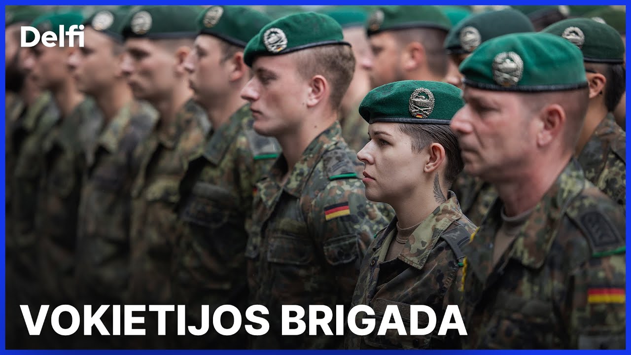 Tiesiogiai – iš Katedros aikštės:  Vokietijos 45-osios šarvuotosios brigados inauguracija