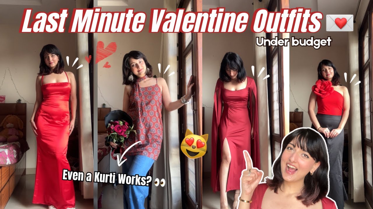 No Outfit for Valentine’s 😳💘 What to Wear Under budget (Last Minute Ideas)🙂‍↕️🫶🏻