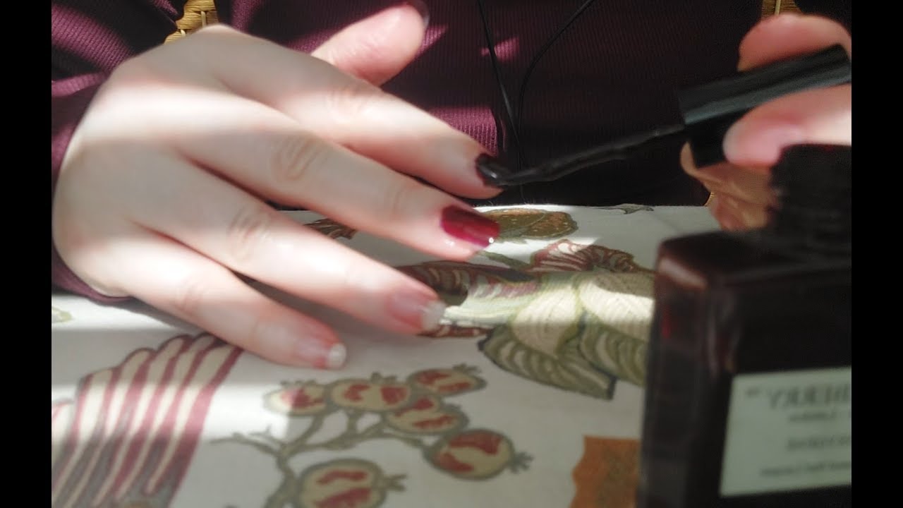 ASMR Nail Painting💅 Sleep Countdown 💤Gentle Whisper Talking