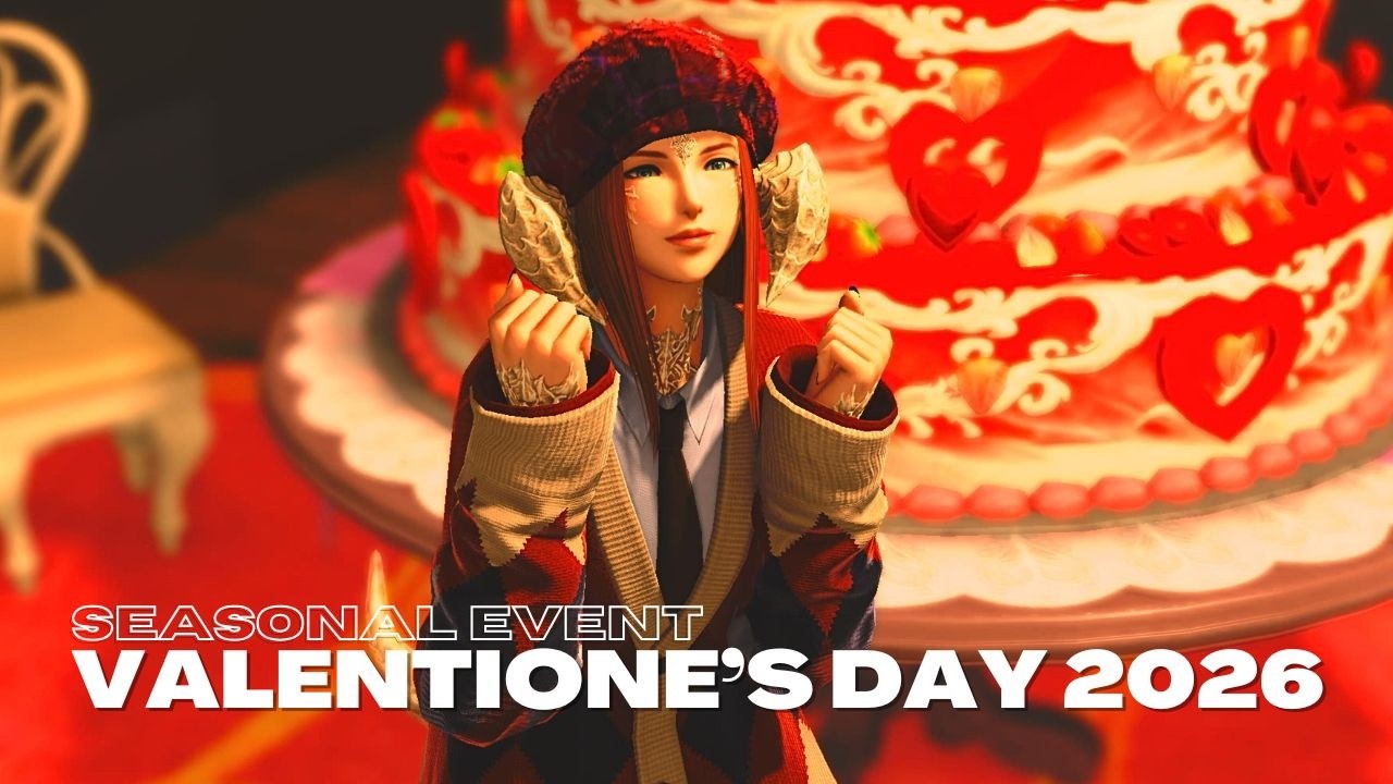 FFXIV 💘 Dia do cupido em Eorzea 🌹 (Valentione's Day 2026)