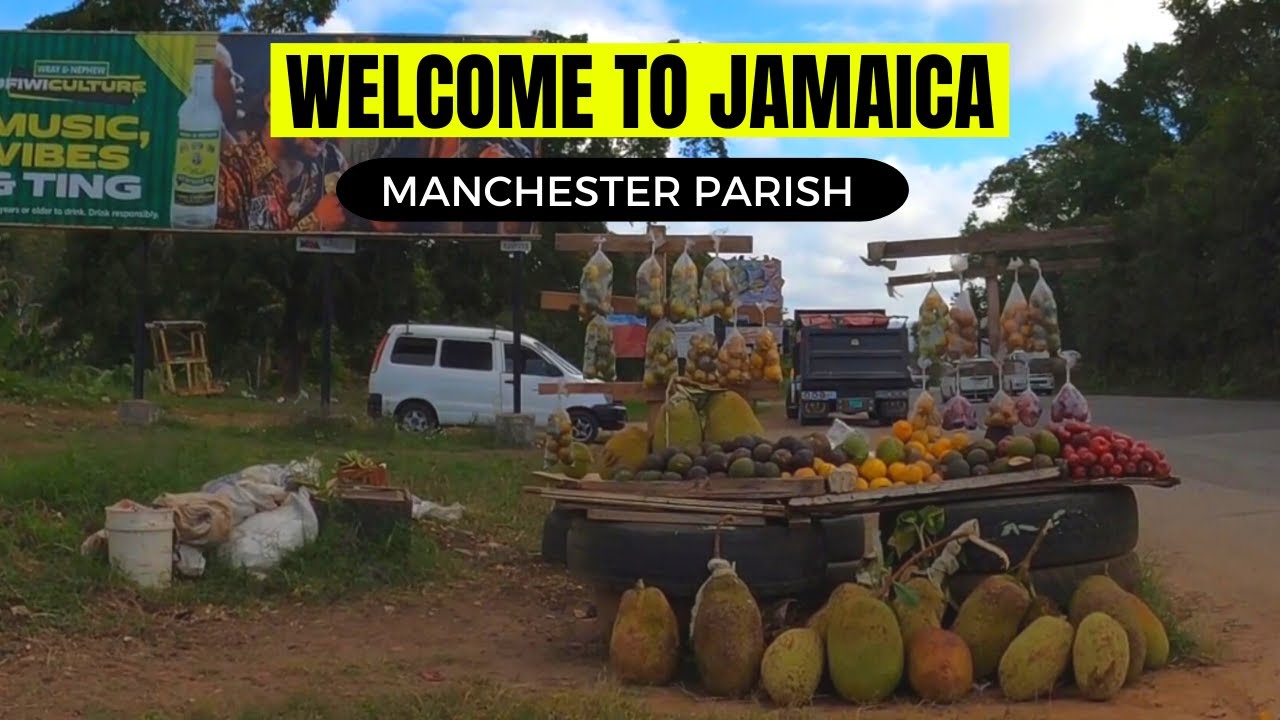 TOUR NEW GREEN ROUNDABOUT TO RUSSELL PLACE , MANDEVILLE  , MANCHESTER #JAMAICA