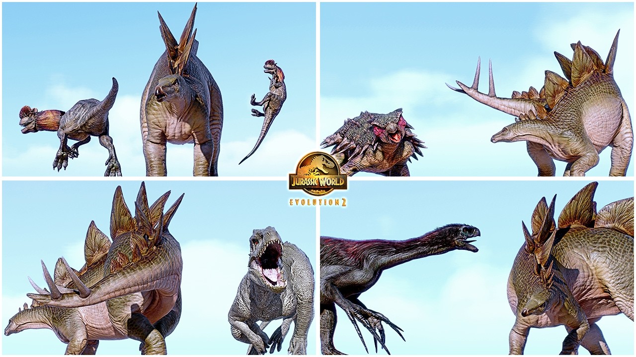Irresistible 1997 Skin Stegosaurus VS All Dinosaurs Killing Animations 🦖 Jurassic World Evolution 2