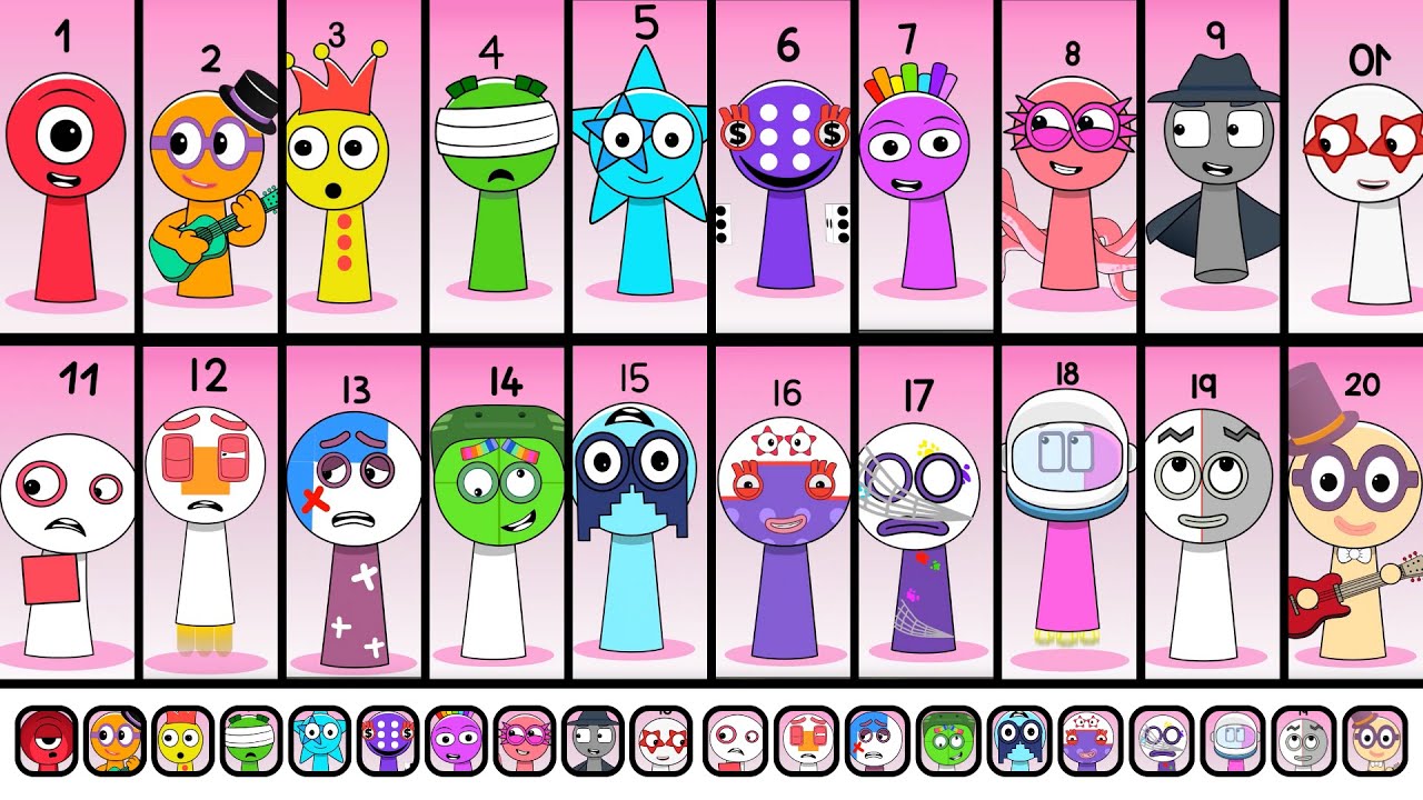 NEW! Sprunki OC: One toTwenty (1~20) From Numberblocks
