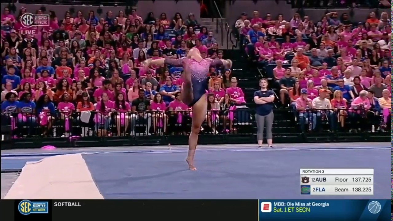 Abby Milliet (Auburn) 2019 Floor vs Florida 9.925