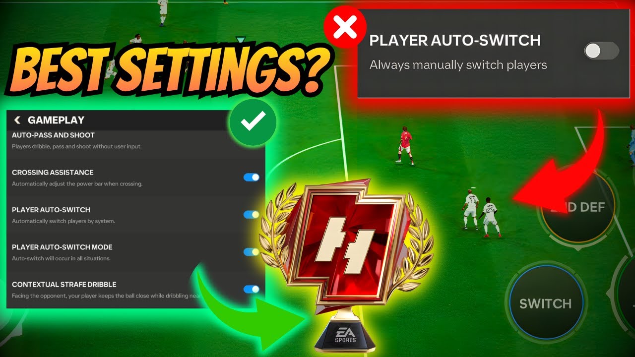 Как работают настройки игрового процесса в Fc Mobile — Лучшие настройки игрового процесса?