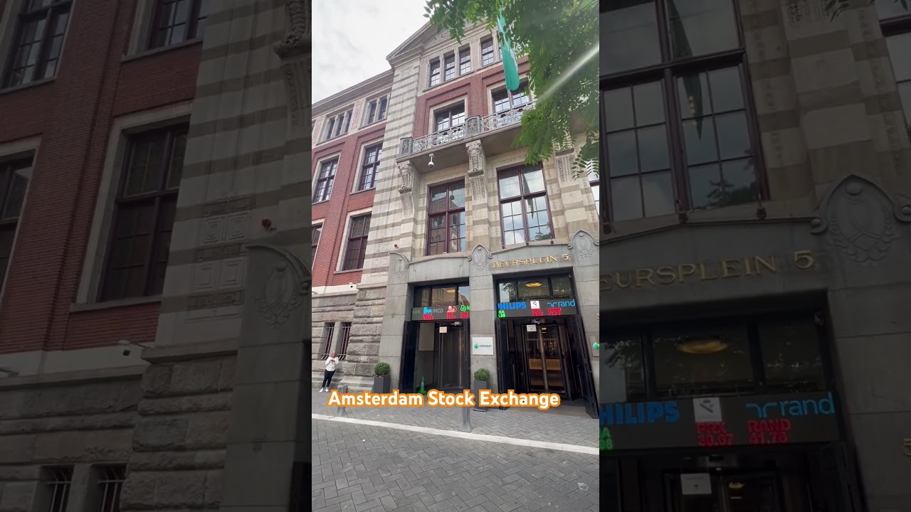 Amsterdam Stock Exchange Building #aex #amsterdam #netherlands #dutch #stockmarket #nomore9to5