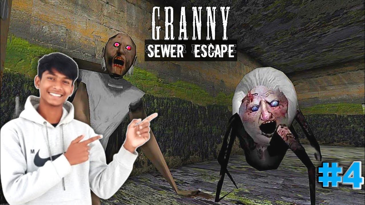 Finally I Escaped Granny's House || Granny Sewer Escape || Granny Gameplay #4