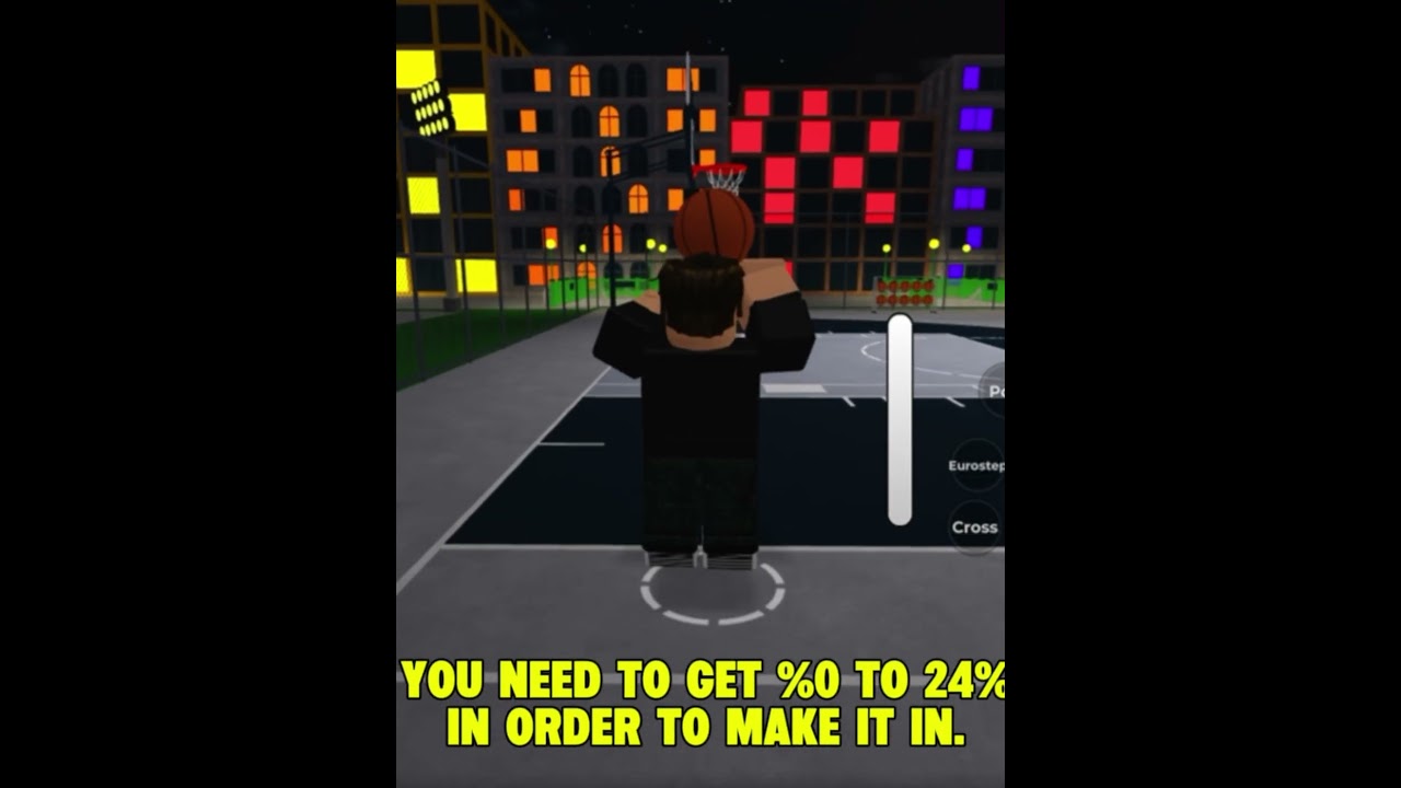 How to make every shot in basketball legends! 🏀🏀  #robloxshorts