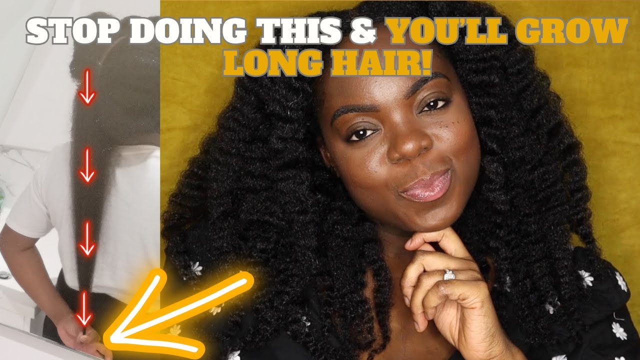 Things I Stopped Doing to Grow My Natural Hair to Tailbone Length - Game Changing Tips!