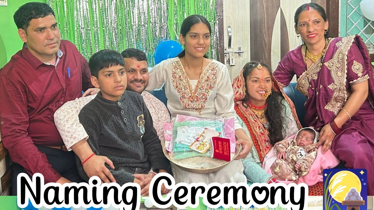 Naming Ceremony of our little one 💗🎑❤️ 