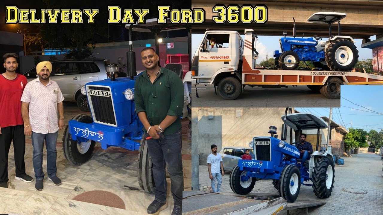 Delivery of Ford 3600 New Tractor 2021 | SuperTractor Modifications | life games | sidhu Vlog 2021