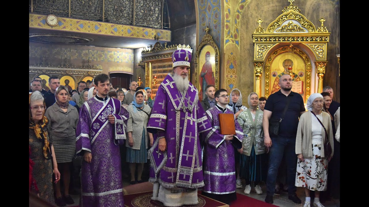 Проповедь митрополита Петра в Неделю 5-ю Великого поста в храме Святой Троицы г. Оренбурга
