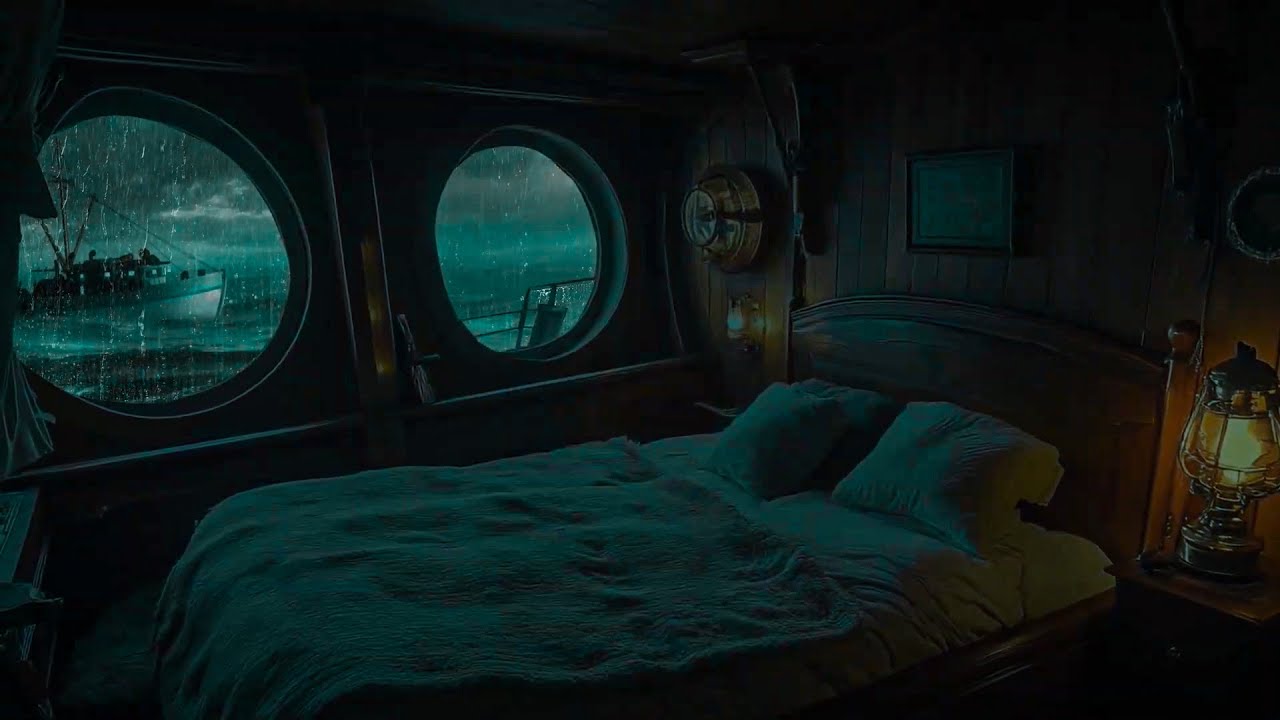 바다의 비와 파도 소리, 가벼운 천둥소리, 그리고 깊고 편안한 잠을 선사할 보트 아래의 작은 침실로 오랜 불면증에 작별을 고하세요 🌊