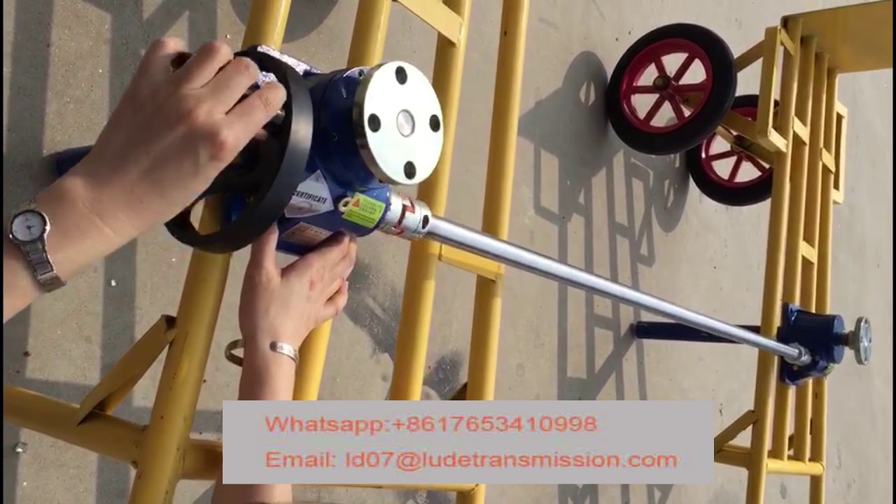 SWL2.5 5KN Worm Gear Screw Jack/ Hand Operated Screw Jack for Lifting Table