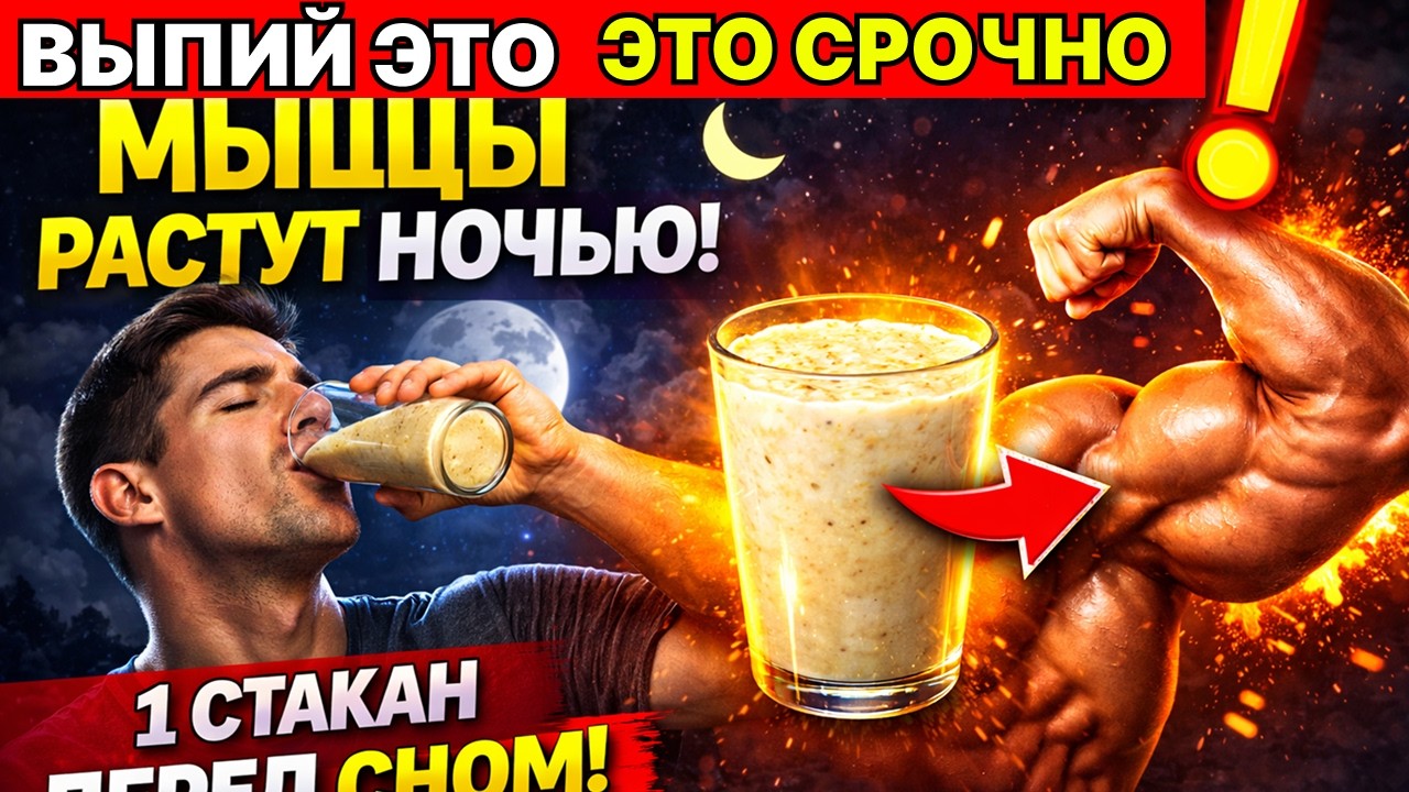 Этот напиток из каши восстанавливает мышцы быстрее протеина (врачи в шоке)