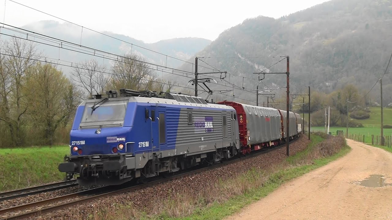 BB27000 R&eacute;giorail en t&ecirc;te et en pousse d'un train d'eau