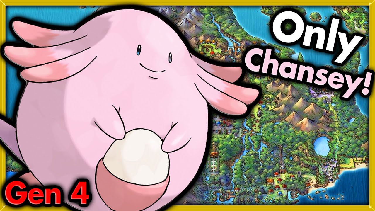 I'M BACK ► Can I Beat Pokemon Platinum with ONLY Chansey? 🔴 Pokemon Challenges