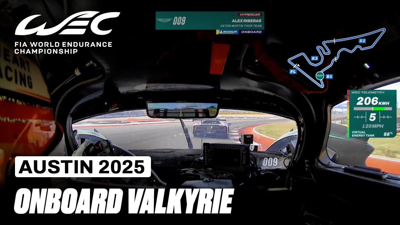 Aston Martin Valkyrie Onboard Lap 🪽 | 6 Hours of COTA 2025 | FIA WEC