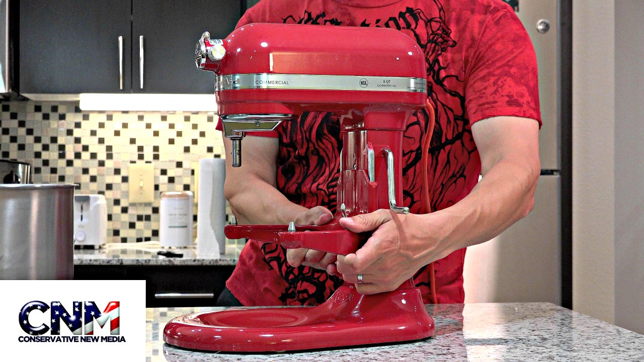 KitchenAid 8QT Commercial Mixer - Unboxing and Quick Review in 4K Ultra HD