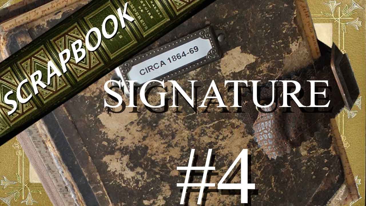 What Is Inside An 1860s Scrapbook?  A Look at Signature 4 (of 4)