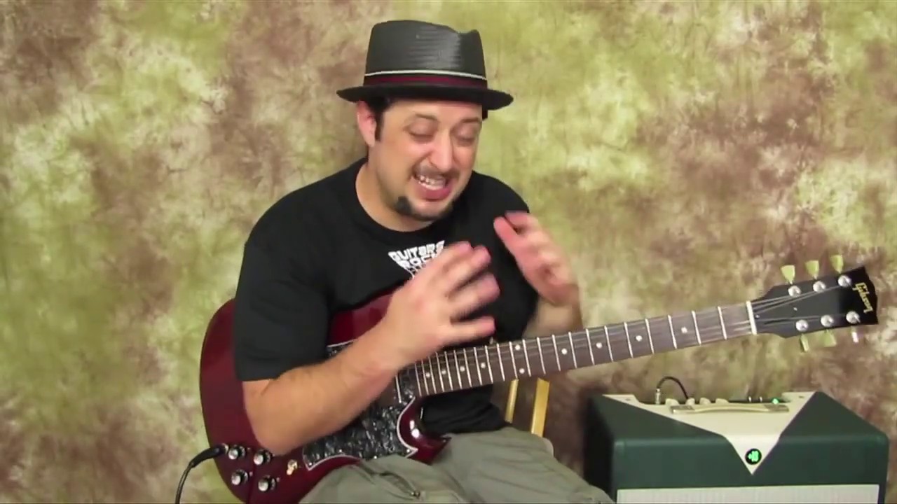 Rock Guitar Lesson for Beginners (Open Chords with Distortion)