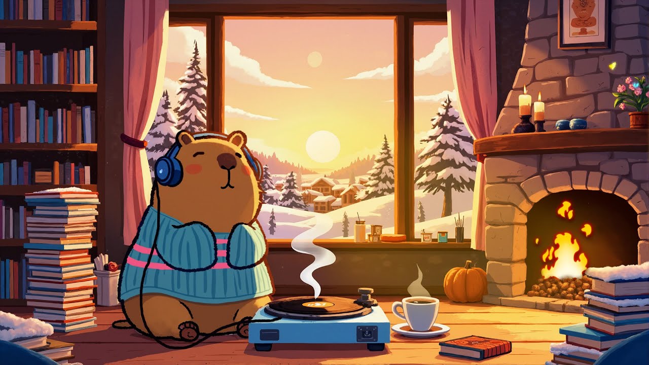 Lofi Study Room for Deep Concentration🌄Beautiful Sunset Ambience ~ Lofi Music