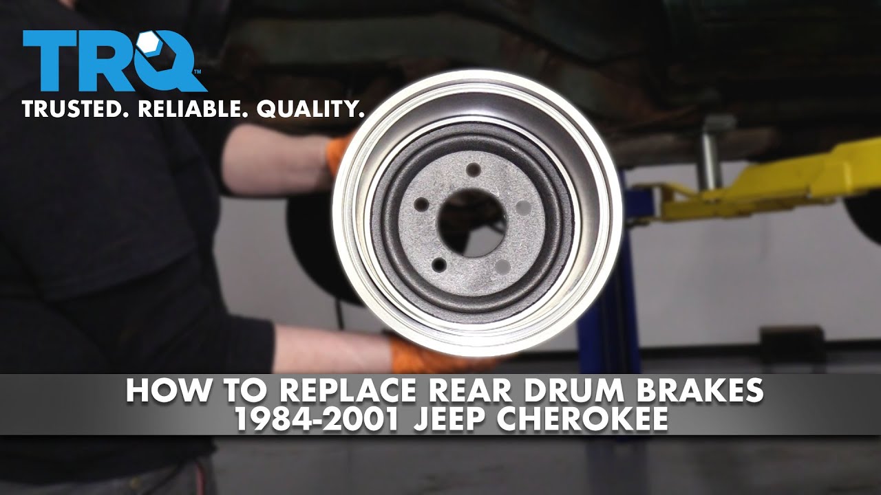 How To Replace Rear Drum Brakes 1984-2001 Jeep Cherokee