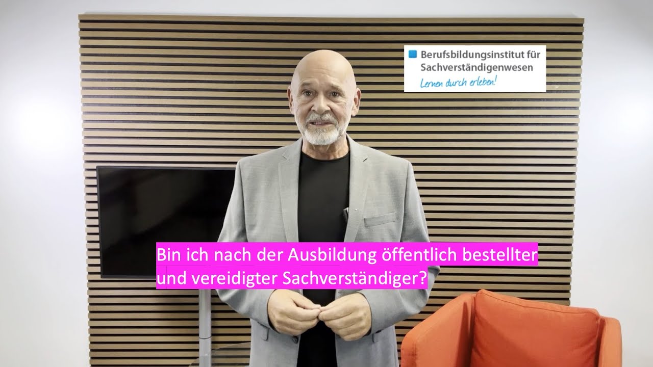 Bin ich nach der Ausbildung &ouml;ffentlich besteller und vereidigter Sachverst&auml;ndiger?