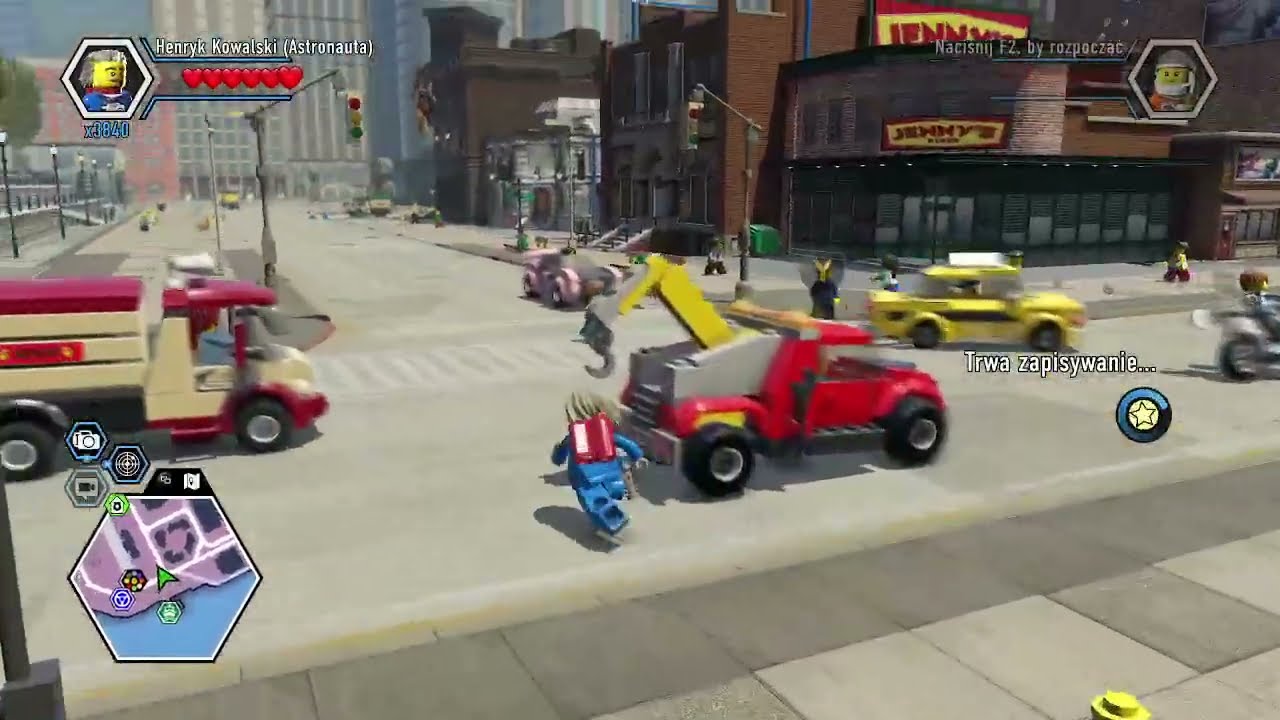 LEGO City: Undercover 100% Walkthrough Kings Court All Collectibles