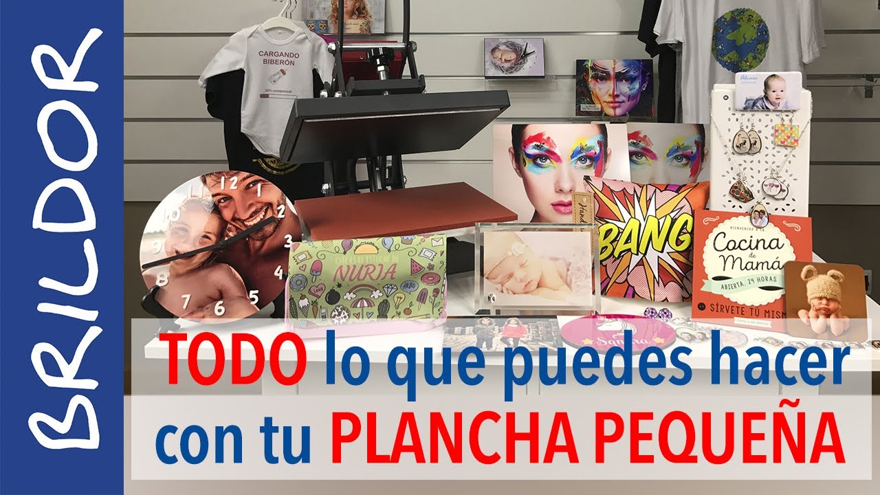 &iquest;Qu&eacute; puedo personalizar con una plancha transfer peque&ntilde;a?
