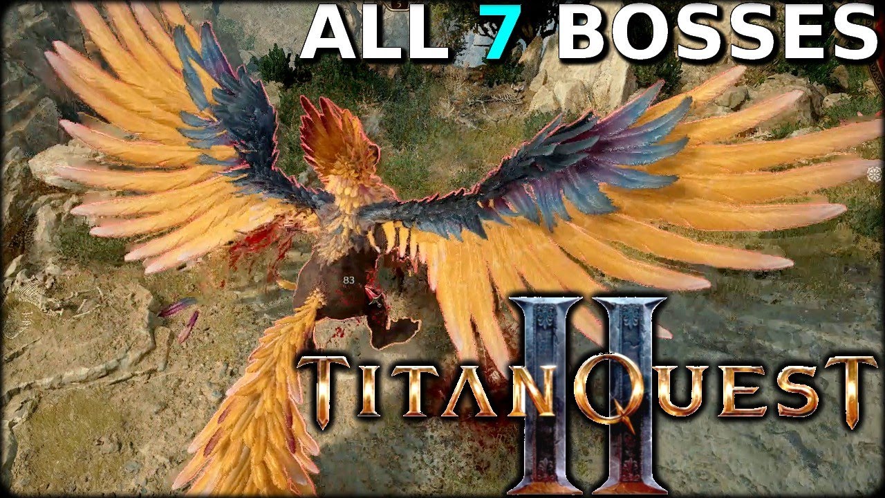 TITAN QUEST 2 - ALL 7 BOSSES of the Early Access!