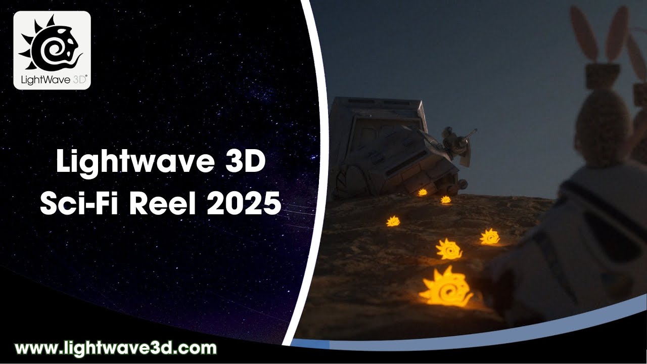 Lightwave 3D Sci-Fi Reel 2025