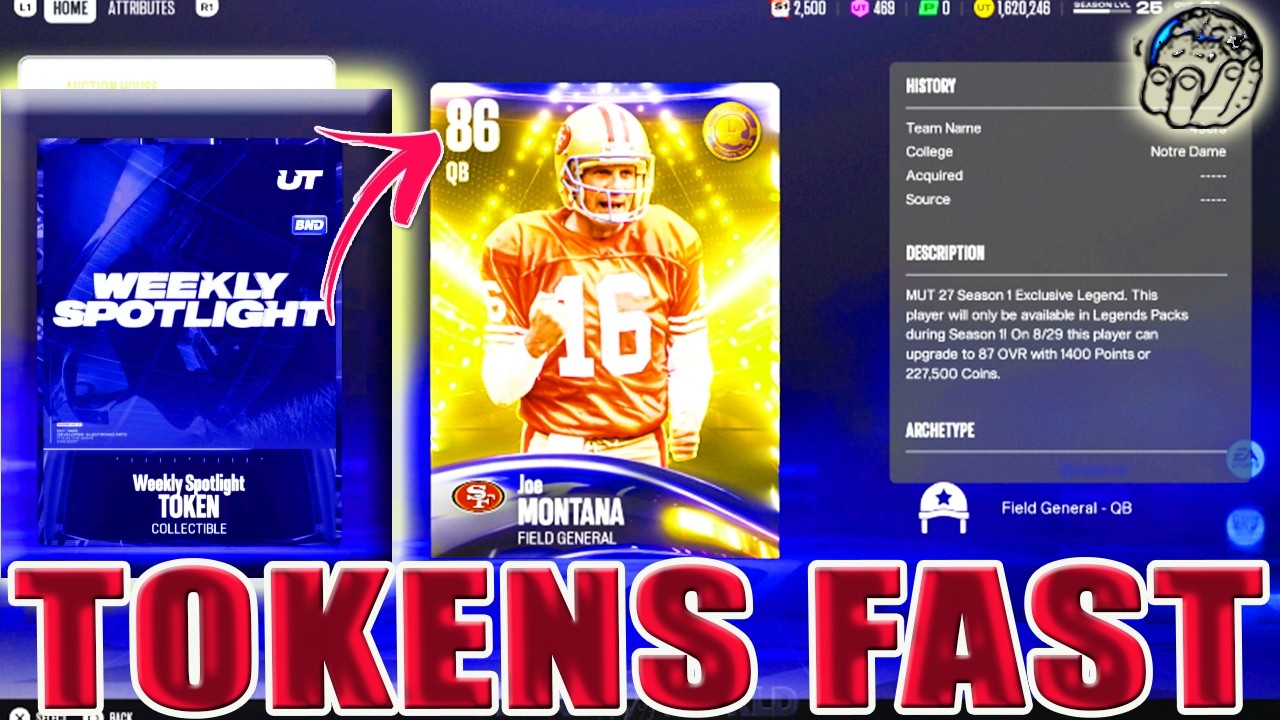 Советы по Madden 27 Ultimate Team: КАК ОЧЕНЬ БЫСТРО ПОЛУЧИТЬ ЖЕТОНЫ SPOTLIGHT ДЛЯ ЛЕГЕНД! | ПРОФЕ...