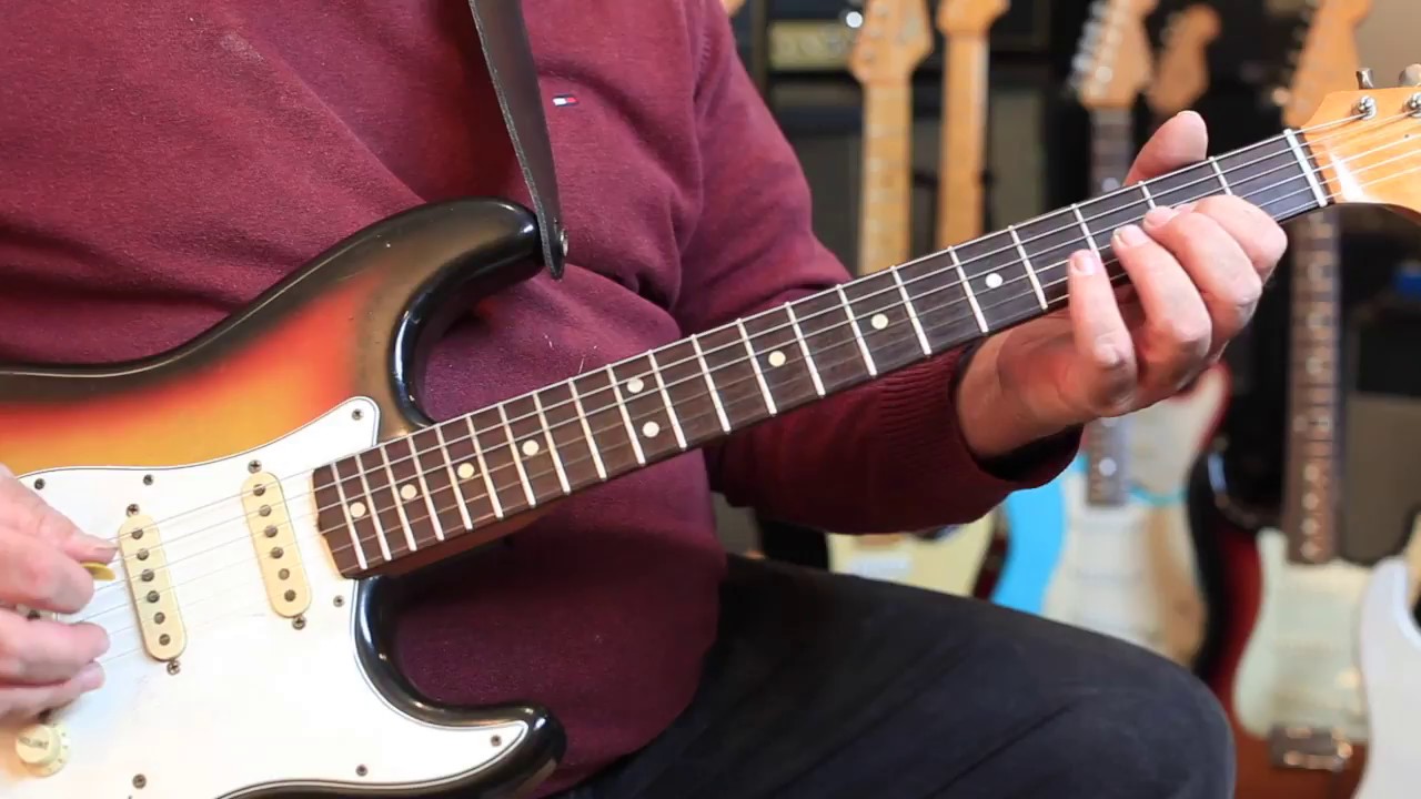 The chord progression for 