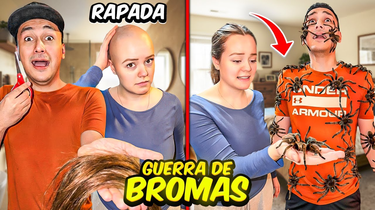 24 HORAS de GUERRA de BROMAS EXTREMAS contra MI NOVIA… ¡NO LO INTENTES!