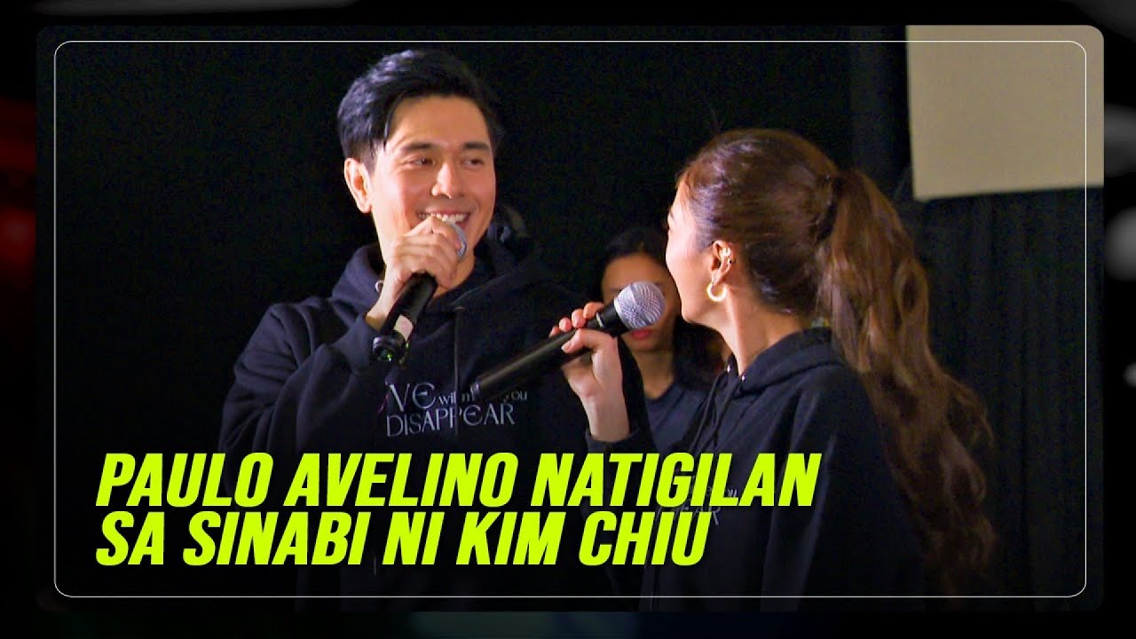 Paulo Avelino reacts as Kim Chiu casually mentions 'our future' | ABS-CBN News