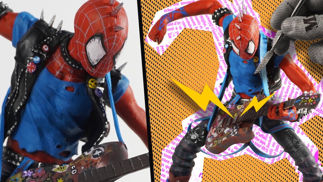 Sculpting SPIDER-PUNK [ Hobie Brown ] | Spider-Man: Across the Spider-Verse